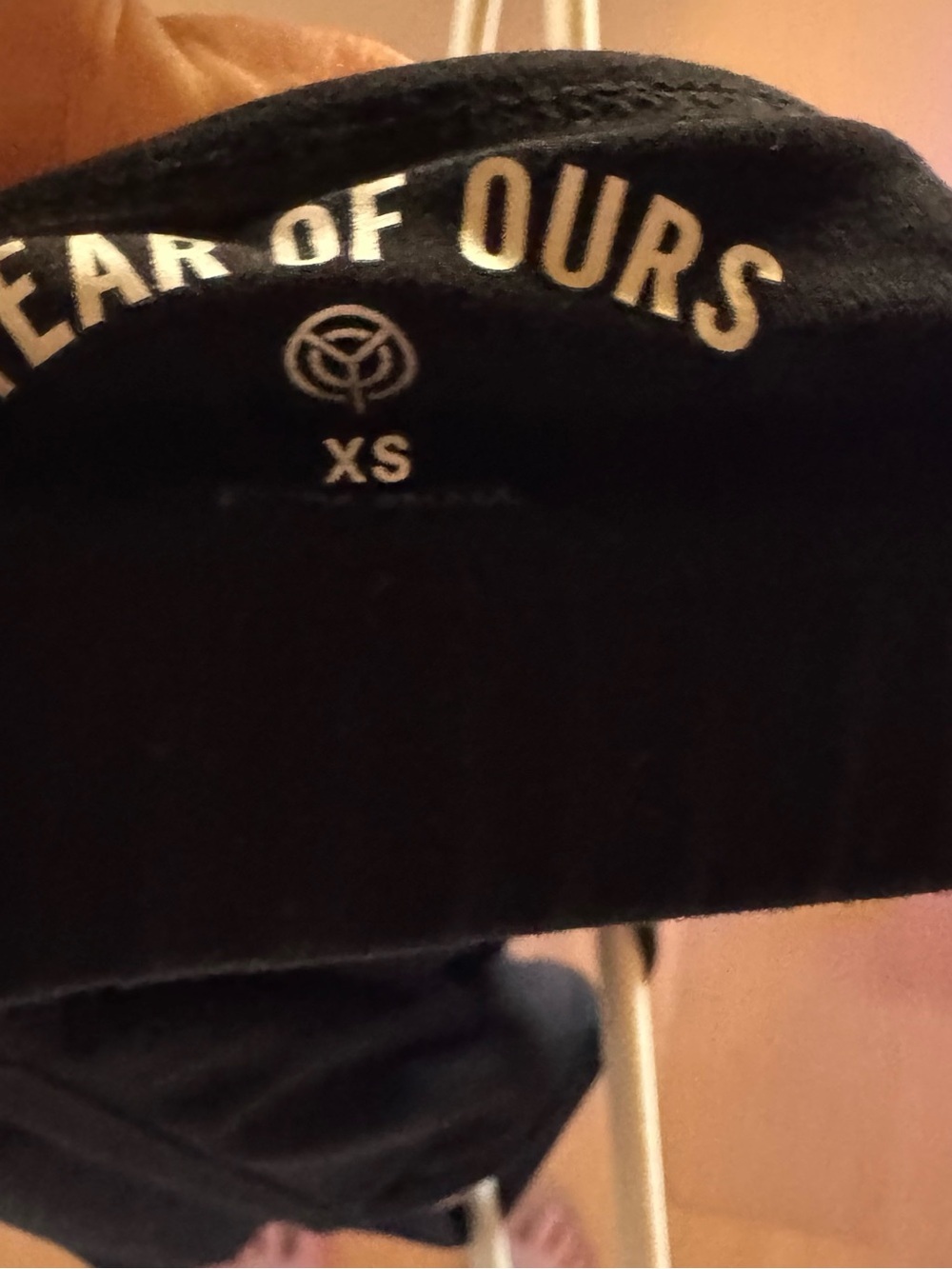 YEAR OF OURS- STUDIO ONESIE CAPRI- BLACK- SIZE XS- BUILT IN BRA- NEW! - Picture 5 of 5